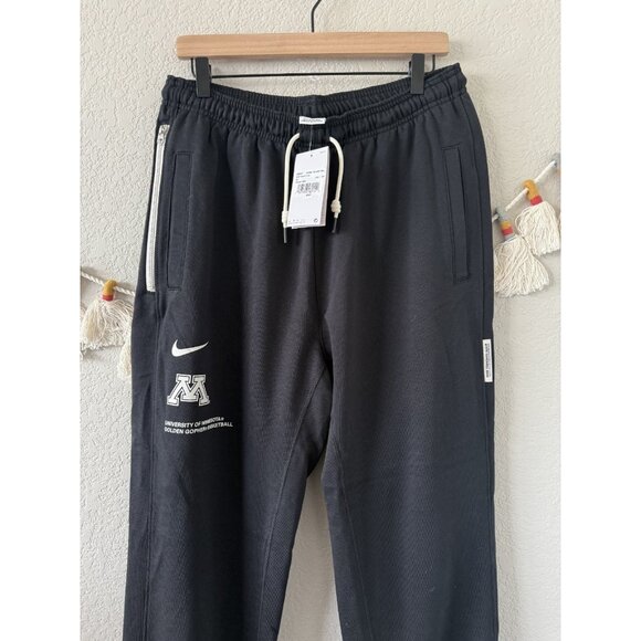 Nike Dri Fit Travel Fleece Terry Jogger Pant Black MN University Sporty Mens LT - Picture 3 of 9